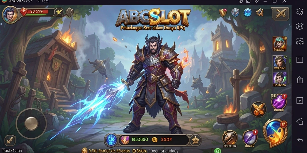 Tampilan antarmuka RPG yang menarik di ABCSLOT.