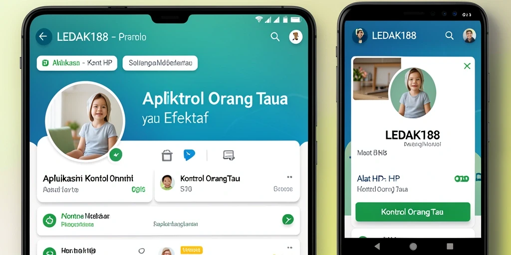 Antarmuka LEDAK188 yang sederhana dan intuitif untuk Kontrol Orang Tua.