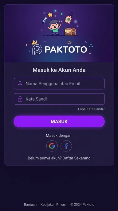Masuk ke Akun Paktoto dengan Mudah